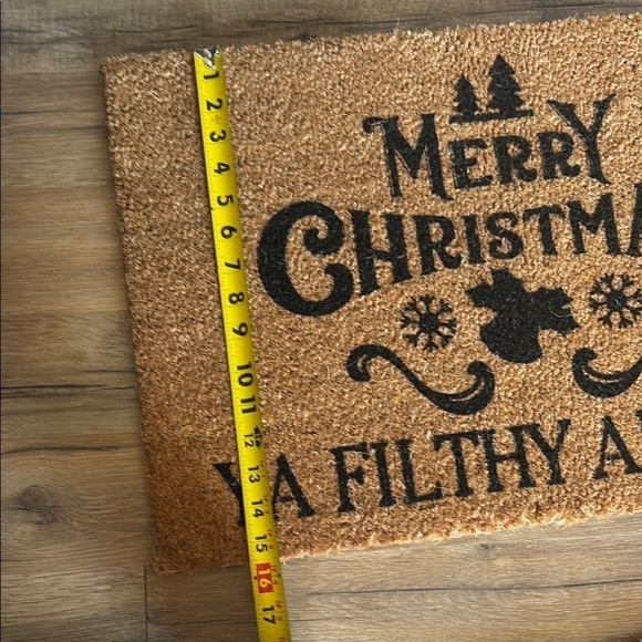 Brown Christmas Doormat - Picture 3 of 3